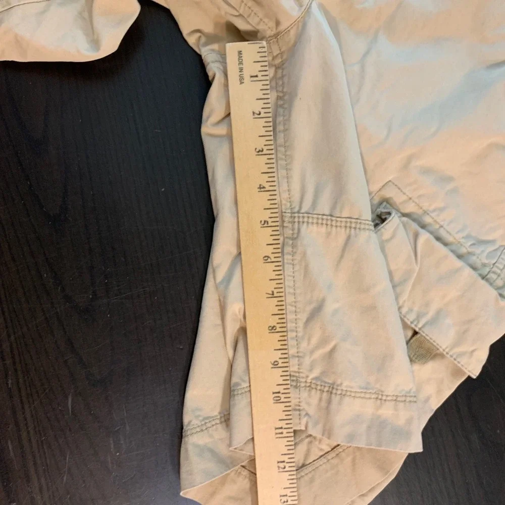 Urban Pipeline Mens Tan Khaki Cotton Canvas Cargo Shorts Size 31 Skater Grunge‎